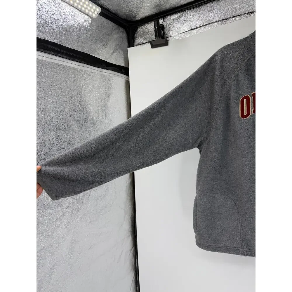Y2K Old Navy Mens Fleece 1/4 Zip Pullover Sweatshirt Size 2X Gray Outdoor - Picture 4 of 9